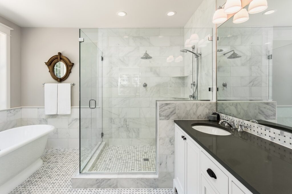custom glass shower doors Philadelphia