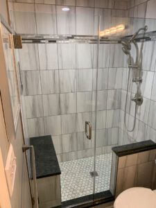 custom glass shower door near me