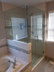custom glass shower doors near me